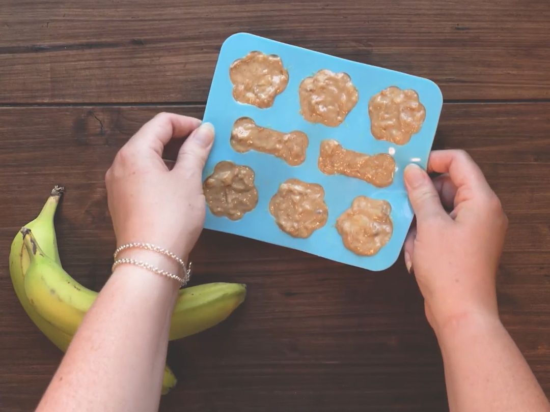 Ingredients for a dog-friendly treat