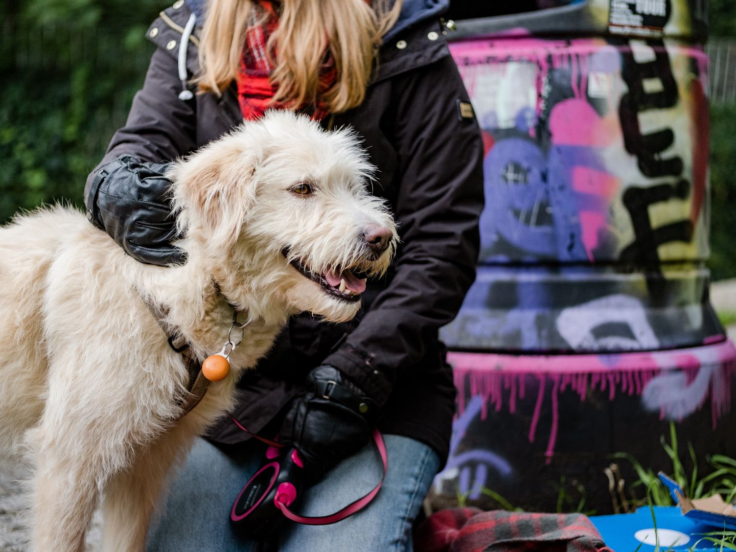 Ethan and their dog Emma were supported by Dogs Trust's Together Through Homelessness scheme.