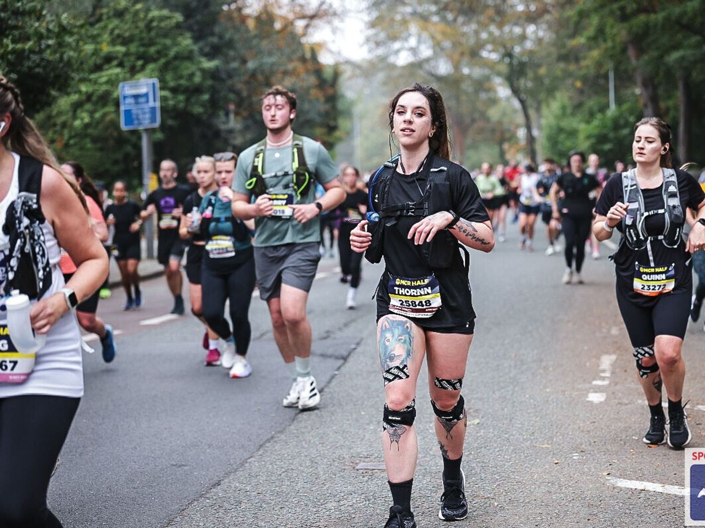 Claire running for Roxy