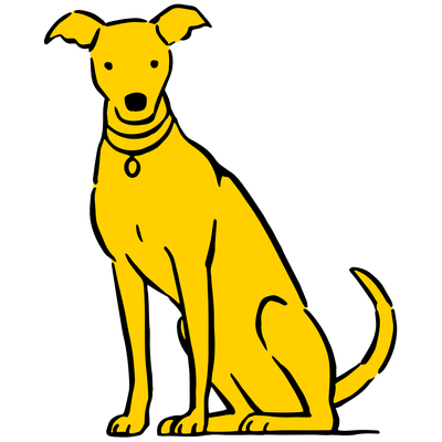 Illustration of a Lurcher