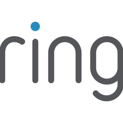 ring logo with a blue dot for the i