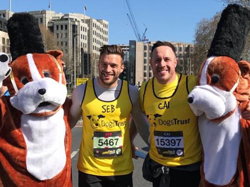 Runners at London Landmarks Half Marathon
