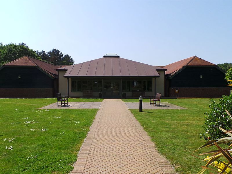 Canterbury Rehoming Centre exterior of reception.