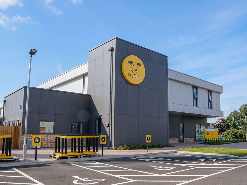 Cardiff rehoming centre exterior building. 