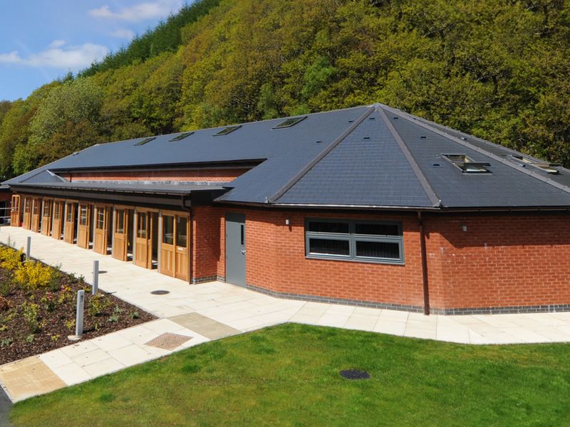 Ilfracombe Rehoming Centre exterior building at reception.