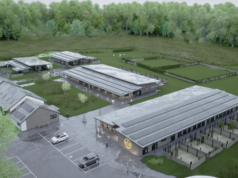 Artist’s impression of the new West Calder rehoming centre.