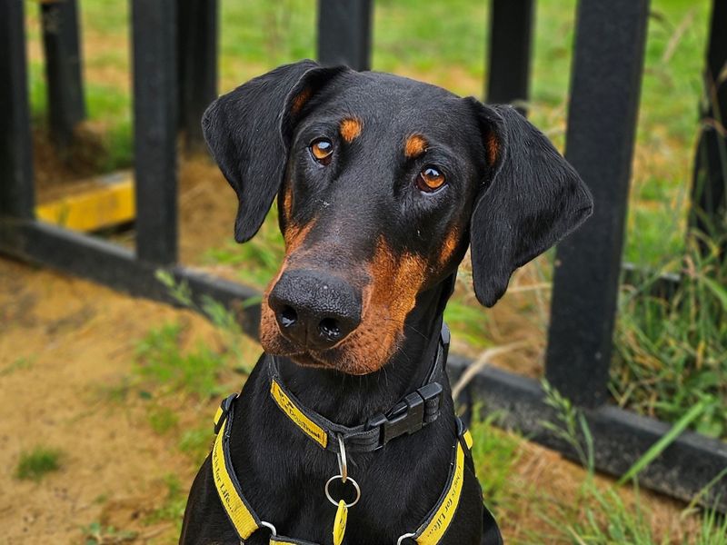 Doberman for adoption in Newbury, Berks – 8 years old - Image 4 of 6